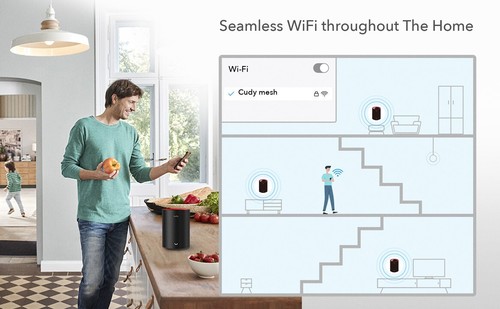 Cudy M3000 3-Pack | AX3000 2.5G Wireless Dual Band WiFi 6 Whole Home Mesh System - Picture 8 of 9
