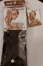 NICE  8 Pcs Clip In Synthetic Full Head Hair Extensions  Dark Brown NEW!!