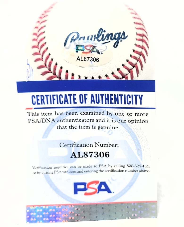 Jim "MATTRESS MACK" McIngvale Signed 2022 Astros World Series Baseball PSA/DNA - Image 4 of 4