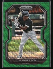Tim Anderson 2021 Panini Prizm Prizms Green Wave #71  Baseball Card