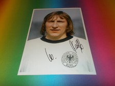 Wolfgang Kleff DFB Borussia Mönchengladbach Signed Autograph 20x28 Photo in p.
