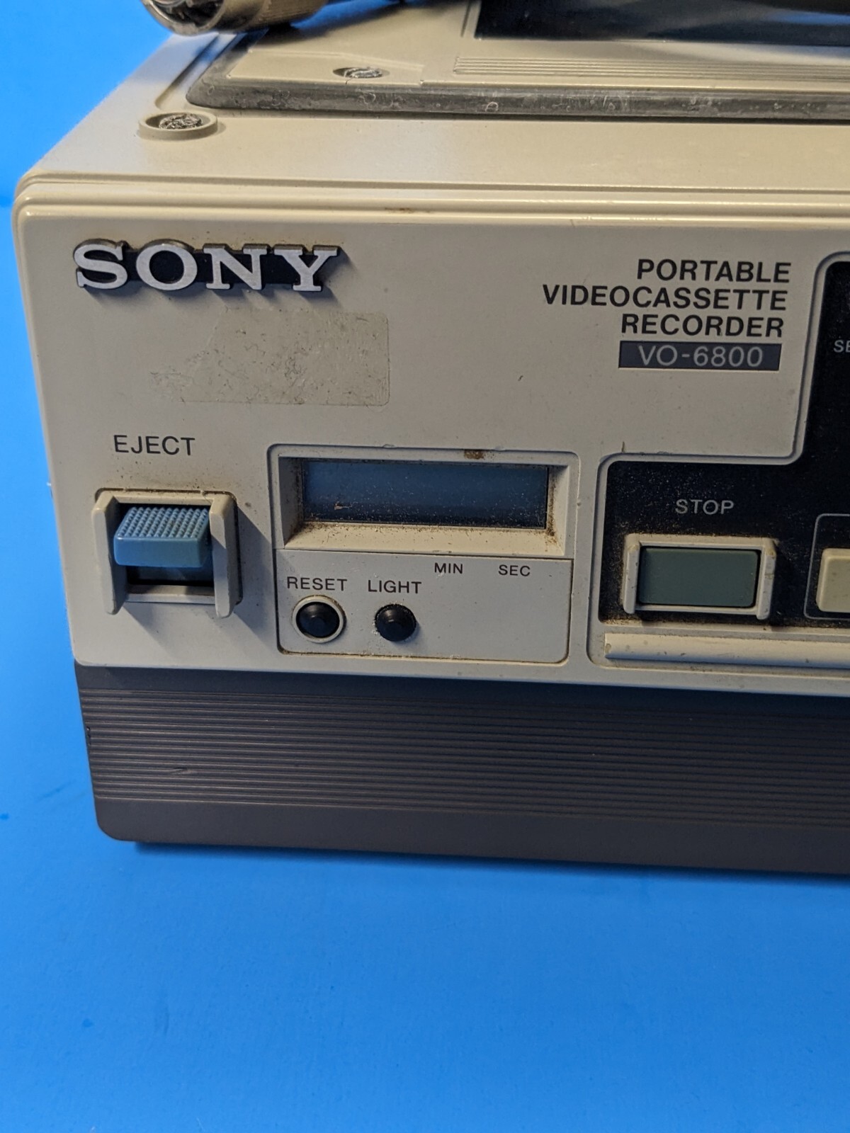 SONY UMatic Portable Videocassette Recorder VO6800 UNTESTED eBay
