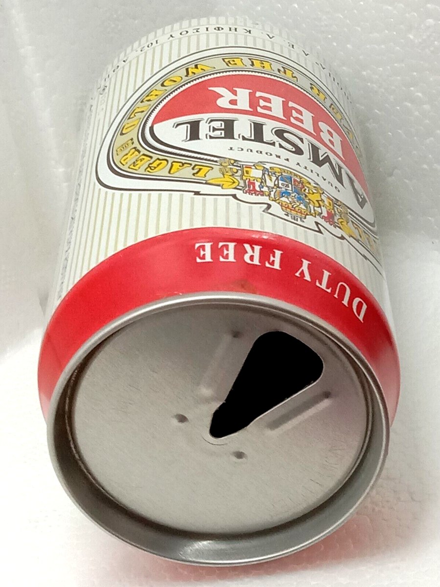 1993 Vintage Empty Beer Can AMSTEL 330ml. Greece Top Open
