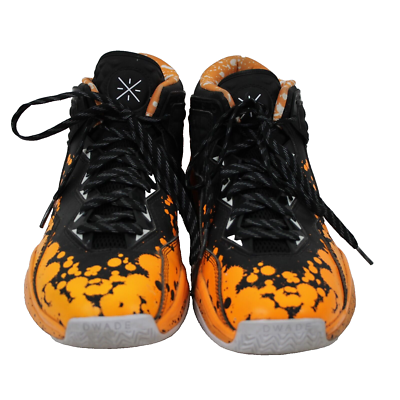 Way Of Wade Orange Drip Abaj013-43 Sz 13 Orange Black Lace Up