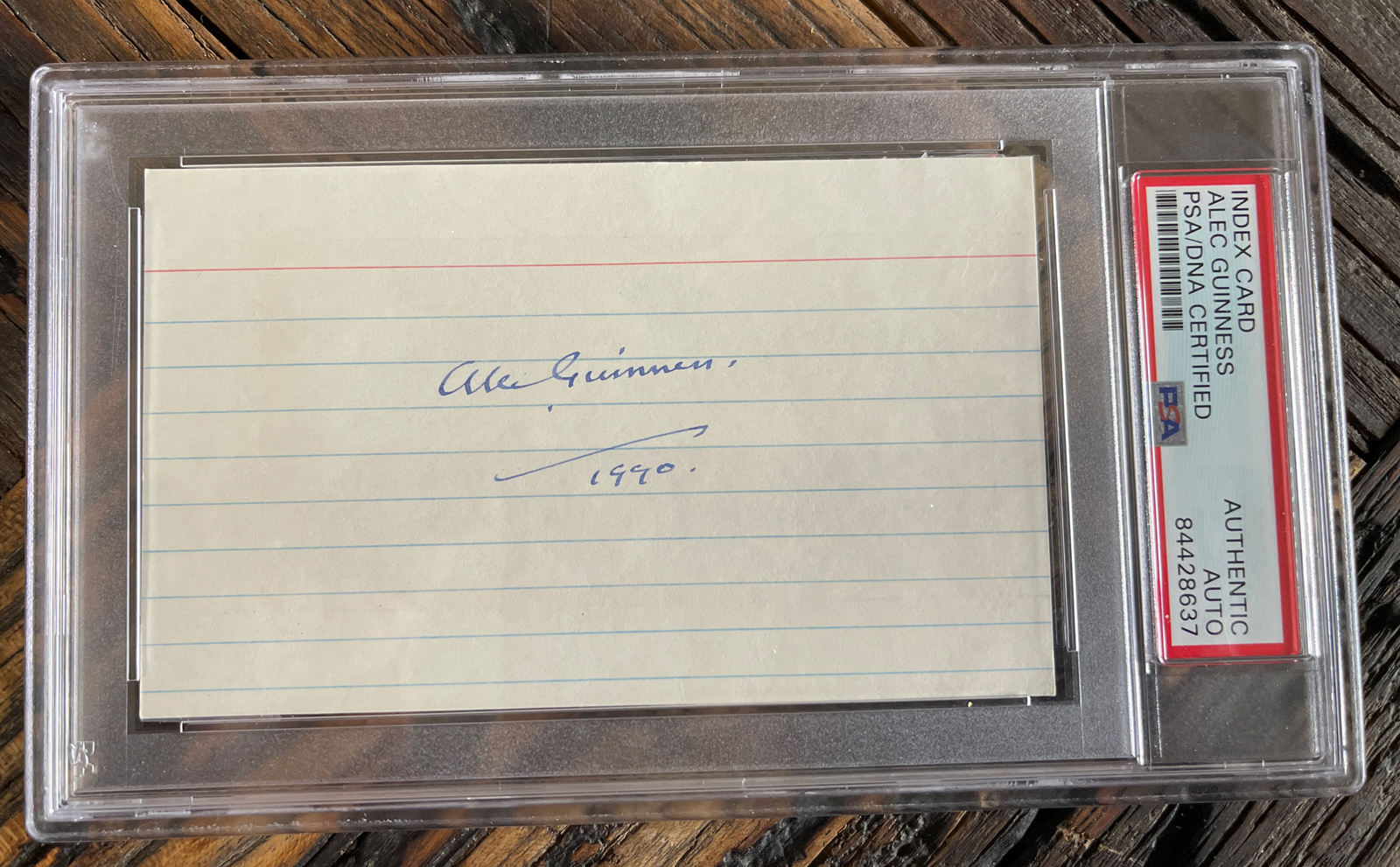 Star Wars Alec Guinness Obi Wan Kenobi PSA/DNA Certified Slabbed Autograph