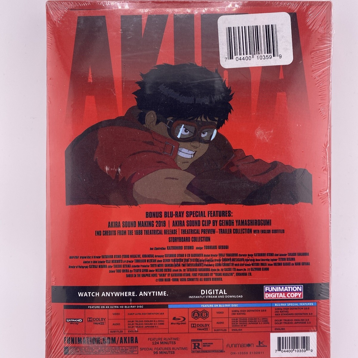 AKIRA 4K Ultra HD Special Limited Edition + Blu-Ray + AKIRA 4K Ultra HD Special Limited Edition + Blu-Ray +