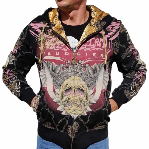 sudaderas capucha ed hardy forever christian audigier negro - XL | eBay