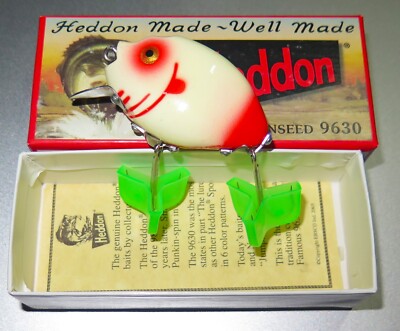 HEDDON PUNKINSEED Lure Original Collector Series 9630 LUM/RED NEW