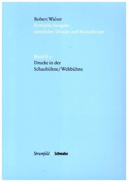 Thumbnail - Drucke In 'die Schaubühne / Die Weltbühne', M. Dvd-rom | Robert Walser