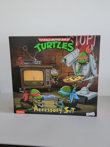 NECA Teenage Mutant Ninja Turtles TMNT Cartoon Zubehör Set Baby Turtles Neu