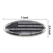 7 9 Inches For Ford F150 F250 Front Grille Tailgate Emblem Us Flag Oval Badge 7 9 Inches For Ford F150 F250 Front Grille Tailgate Emblem Us Flag Oval Badge