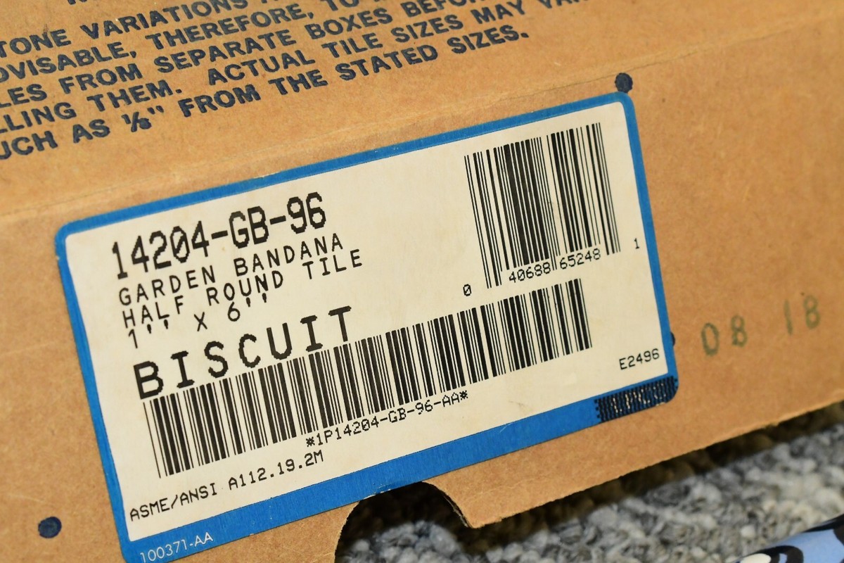 Carreaux Décoratifs Muraux Kohler Art Garden Bandana - Lot K-14204-GB-96 (Neuf Boîte Ouverte)