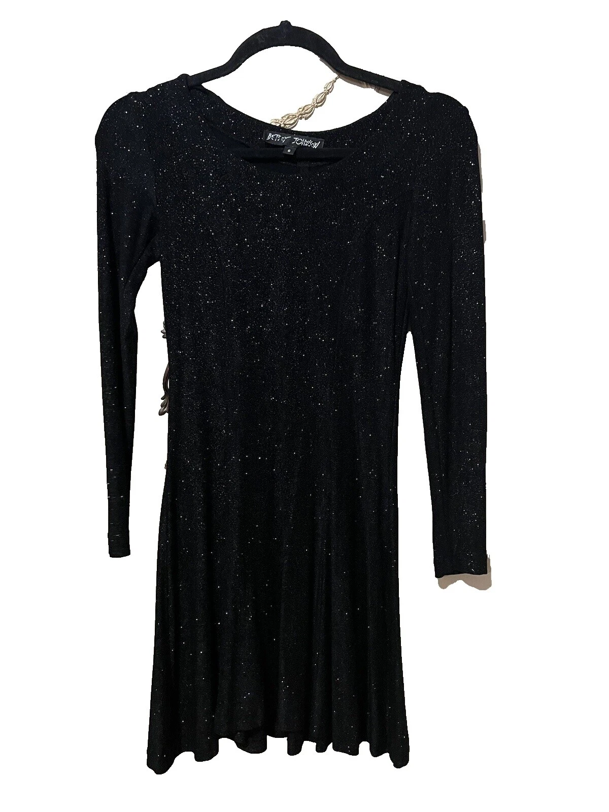 Винтажная одежда для женщин Betsey Johnson Black стандартного размера