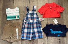 Boys Size 18 M new condition 5 pieces Clothing Lot Carter s, OSHKOSH