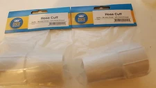 2 x Swimming pool hose cuffs hose cuff end. Left Hand Thread 38mm vacuum cleaner