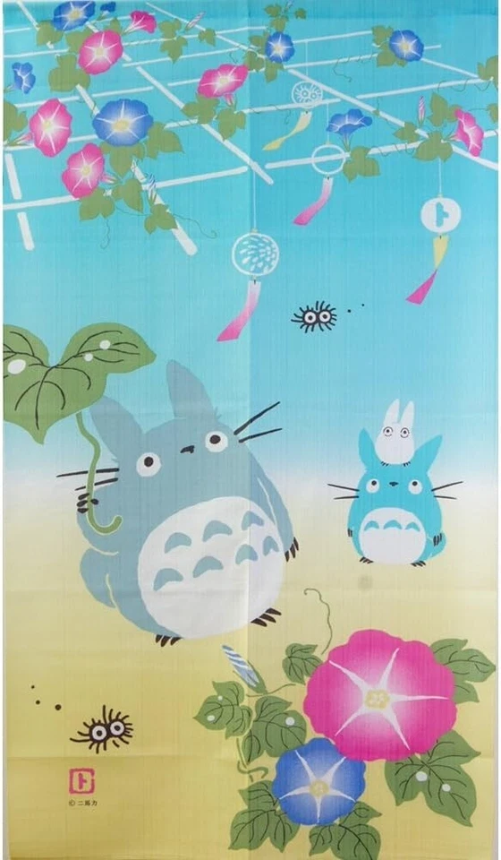 Japanese Noren "My Neighbor Totoro" Curtain 33.5" x 59" Studio Ghibli Tapestry - Image 3 of 4