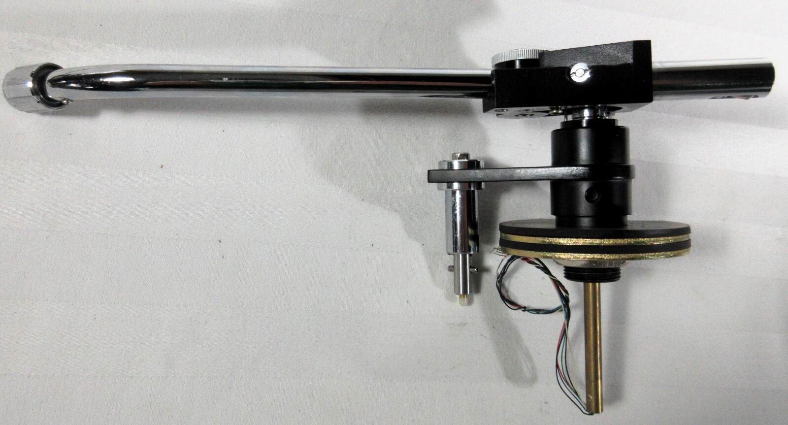 SANSUI  FR-460 Turntable Tone Arm Good bearings all wires Very Nice