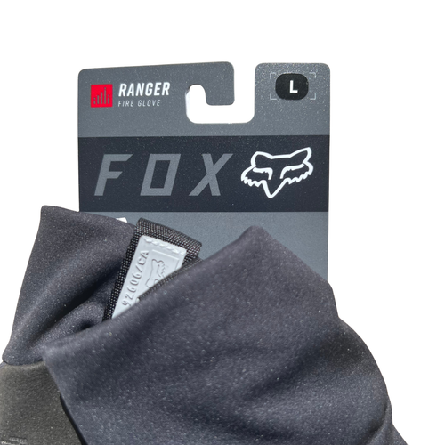 Fox Ranger Fire Riding Motocross Gloves Women's Large Black Water Resistant - Picture 2 of 13