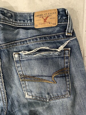 Jean American Eagle Hipster - Taille 0 Regular - Coupe Droite - Occasion Très Bon état
