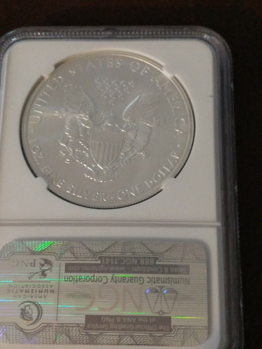 2011 (S) American Silver Eagle $1 Silver NGC MS 70 (BU | eBay
