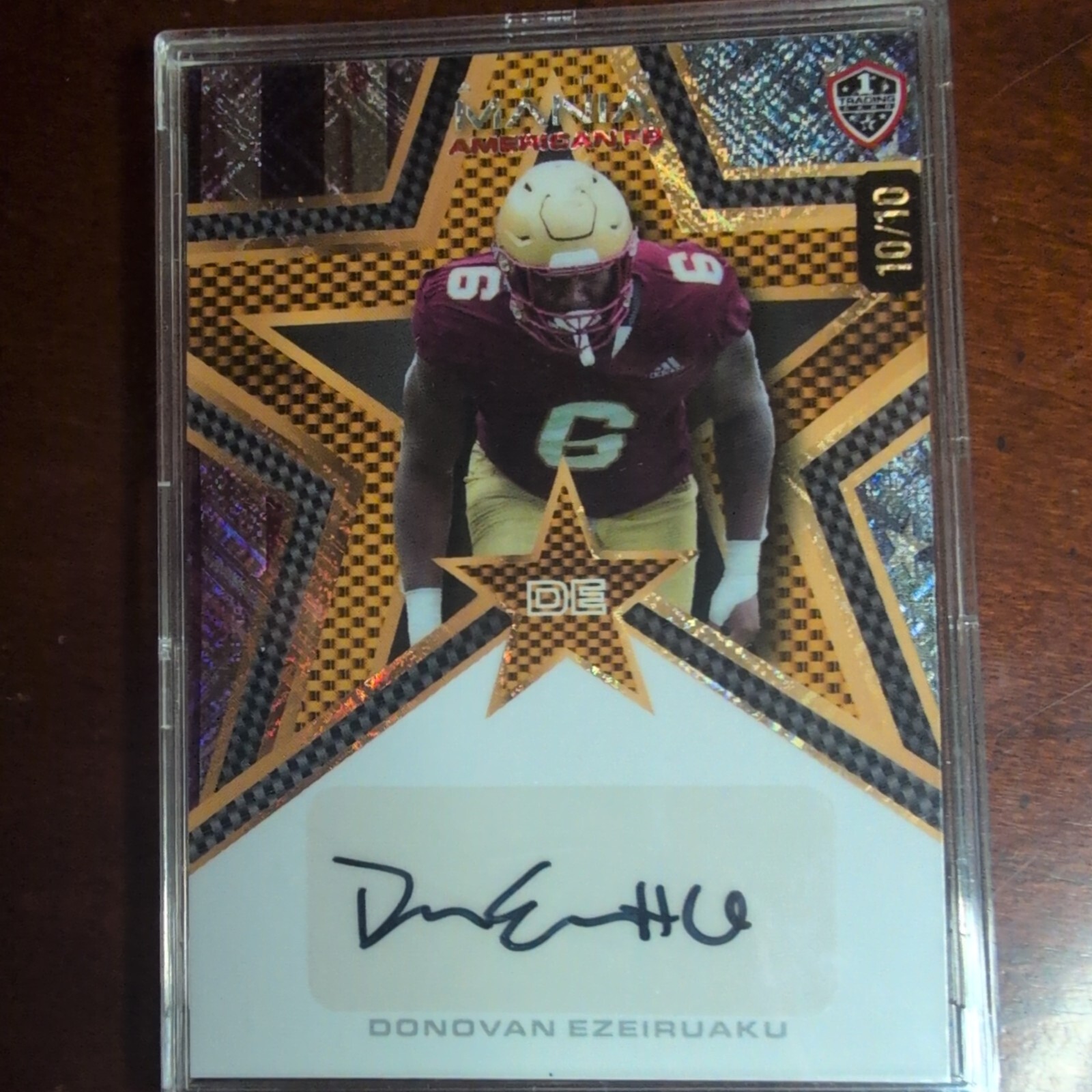 2024 Donovan Ezeiruaku #10/10 Autograph Lasers 1st Trading Card
