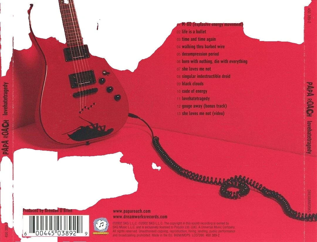 CD de Música Papa Roach