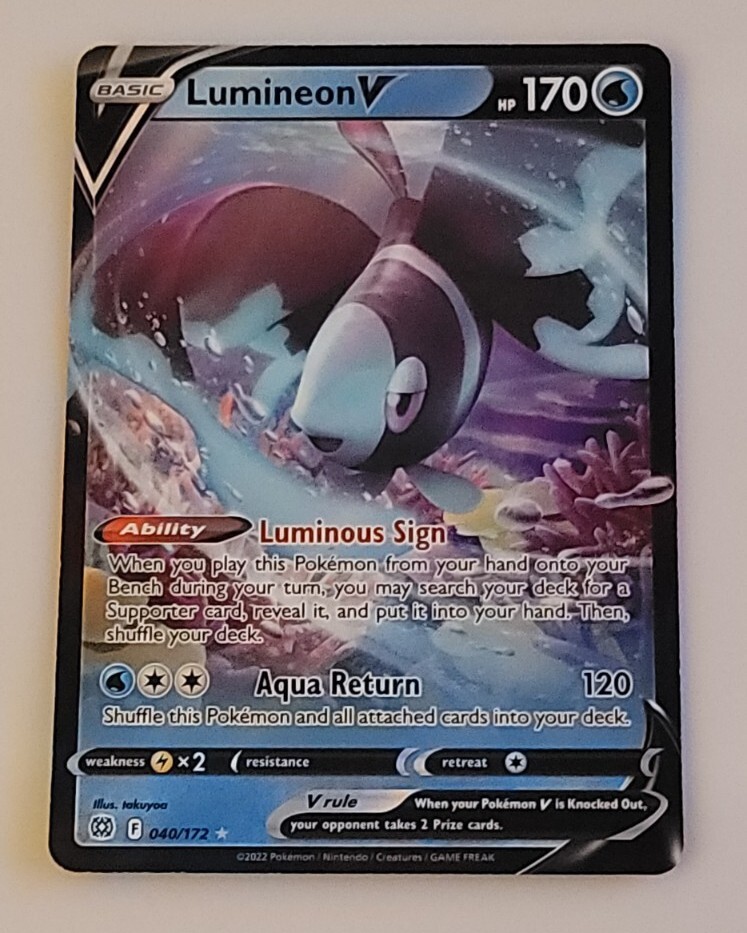 PSA10 ネオラントV lumineon 2022 48 PSA 10 ⭐️ Pokemon Lumineon V 105 Star Birth Japanese Full