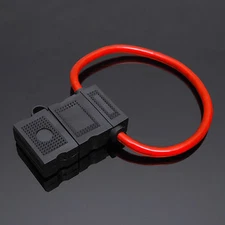 5 PACK 18 GAUGE ATC IN-LINE FUSE HOLDER 100% OFC COPPER WIRE CABLE+1-40 amp Fuse
