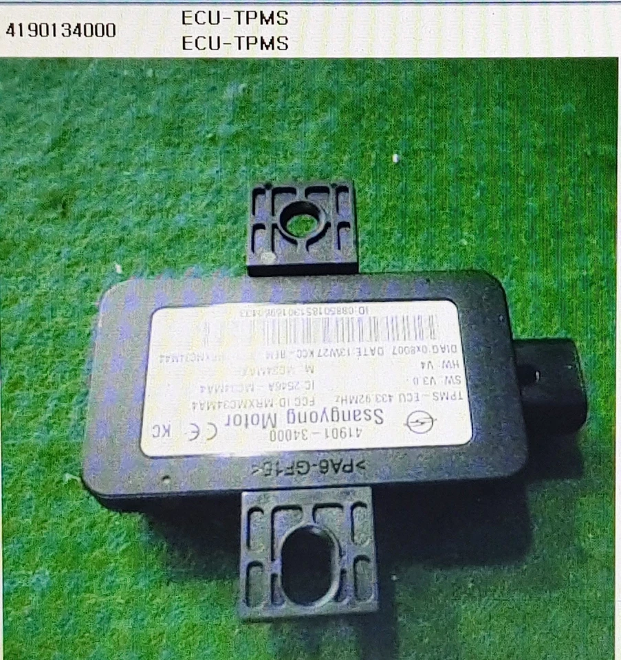 Подлинный ECU-TPMS для Ssangyong KORANDO SPORTS, TURISMO,REXTON #4190134000 - Изображение 2 из 4