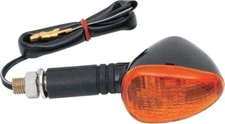 K&S Black/Amber Triangular Incandescent Turn Signals 2-Pack (25-8405)