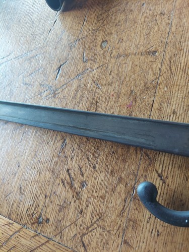 Antique French 1800s Sword Bayonet With Scabbard Estate Find Dated 1820 - Picture 3 of 18