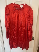 Nine West Red Long Sleeve Dress XL