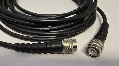 TNC male to TNC male plug COAX cable RG58 c/u 5M - Afbeelding 2 van 3