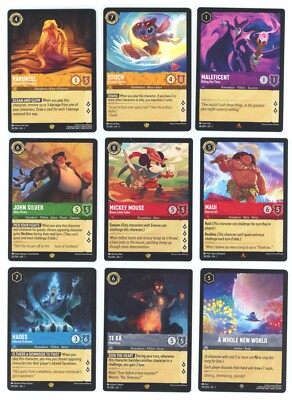 Disney LORCANA The First Chapter (BUY 3 GET 1 FREE) You Pick - Complete Your Set