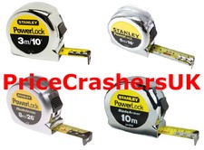 Stanley Micro Powerlock Tape Mylar Blade Coated Armor Metric Imperial 3/5/8/10m