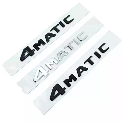 Para Mercedes Benz 4MATIC letras emblemas pegatinas logotipo insignia plana coche NUEVO - Imagen 6 de 10