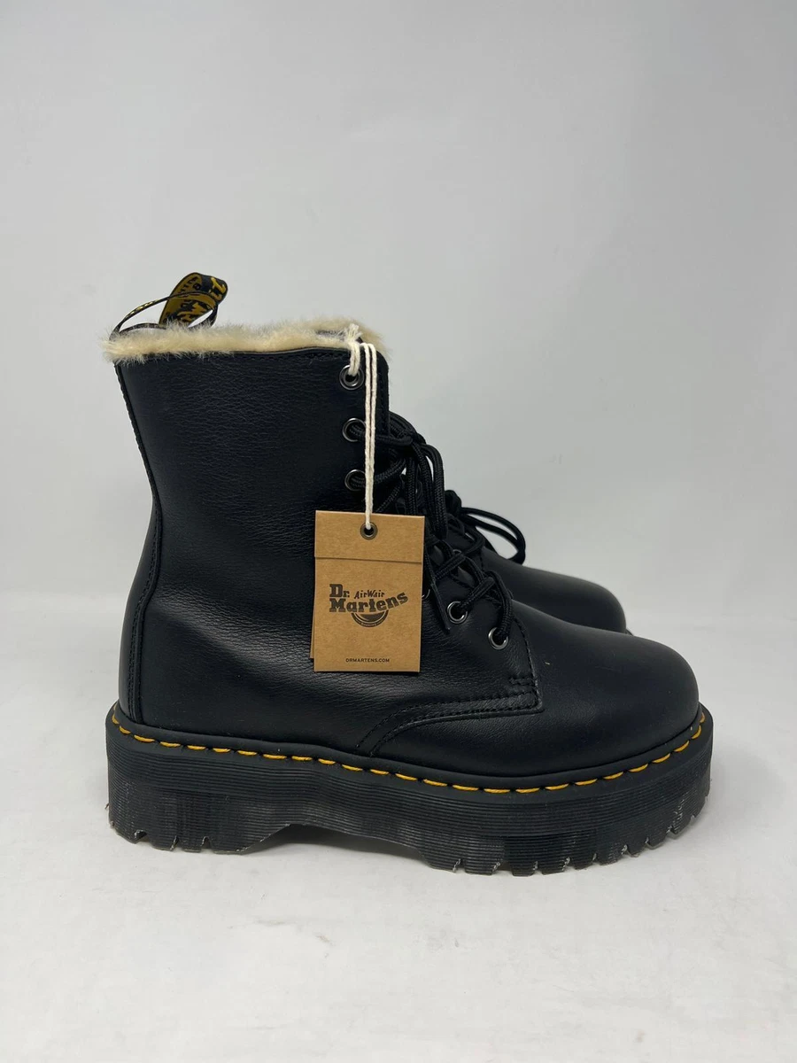 Jadon leather faux fur lined platform sales
