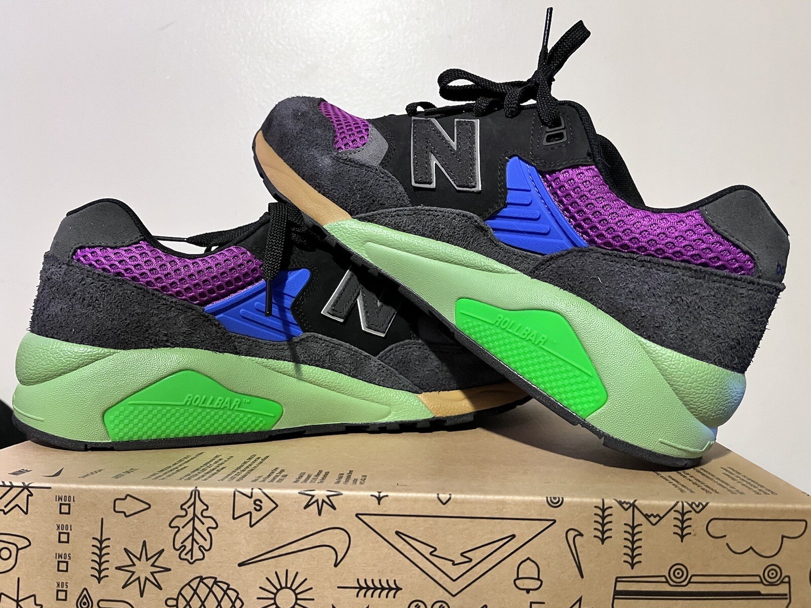 2023 Mens New Balance 580 Phantom Multi-Color Size 10 New Very 