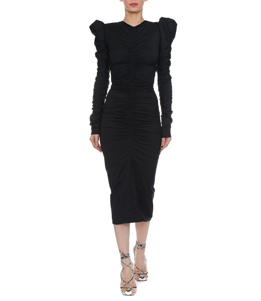 knee length dresses for ladies Toffee Nut Taffeta Mere Dress main image 1