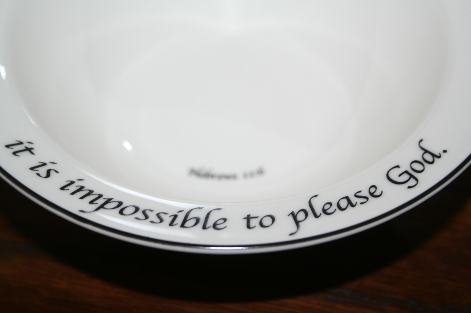 Feed on the Word Faith Collection  Soup/Cereal Bowl