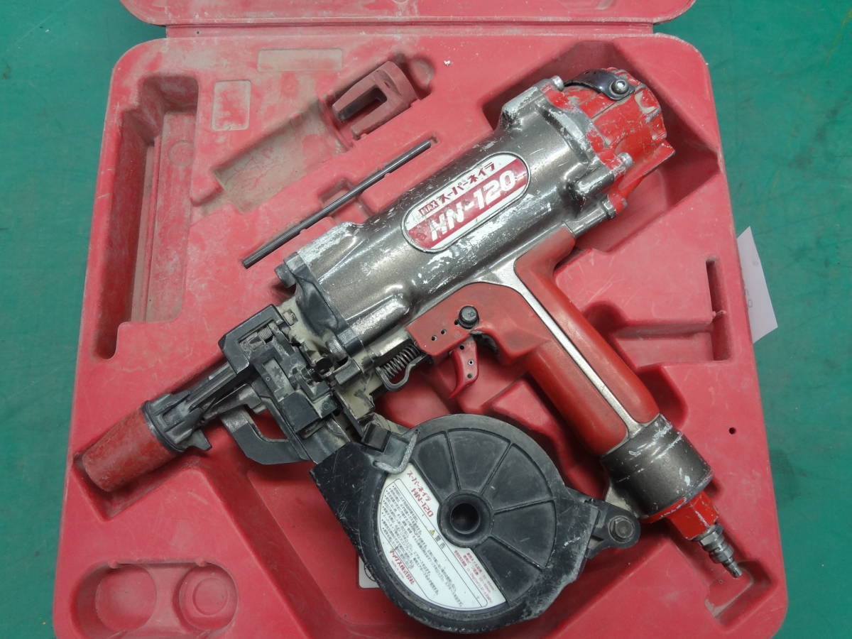 Max HN-120 SuperNailer High Pressure Concrete Pin Nailer w/Box | eBay
