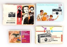KODAK 126 CAMERA MANUALS, SET OF 4