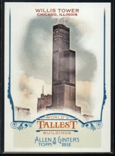 Willis Tower 2012 Topps Allen and Ginter World's Tallest Buildings #WTB4  #2