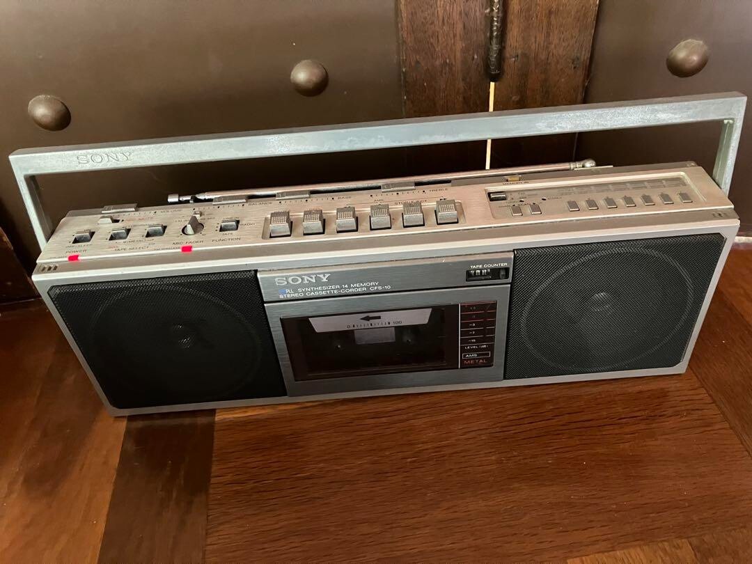 SONY CFS-10 Metal365 Portable Stereo Cassette Recorder Digital PLL