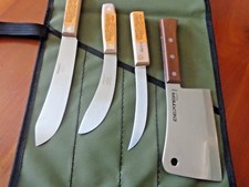 D. RUSSELL 5 PC GREEN RIVER CARBON CHOPPER PACKAGE WITH HEAVY AUSSIE CANVAS WRAP