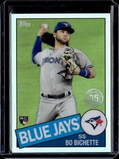 2020 Topps Bo Bichette 35th Anniversary 1985 Refractor Rookie RC Blue Jays