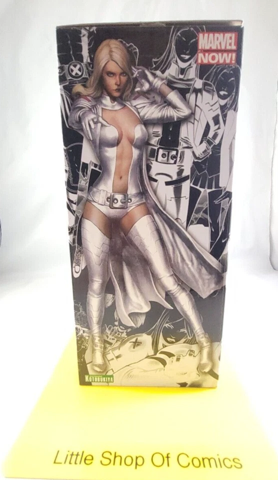 Disfraz Marvel Now X-Men Emma Frost Blanco PX ARTFX+ Estatua 2016 SDCC Foto 2 de 4