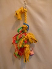 Cotton Climbing  Preening Rope Toy   Medium Bird Toy   14  Long