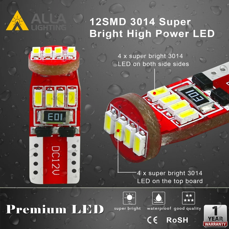 Bombilla domo LED 168|Bombilla de placa de licencia|Bombilla de mapa|Luz de estacionamiento Foto 4 de 4