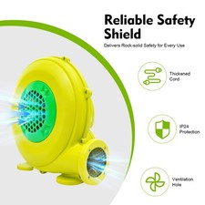Commercial Inflatable Bounce House Air Pump Blower Fan 1.5HP Power Bouncy Castle